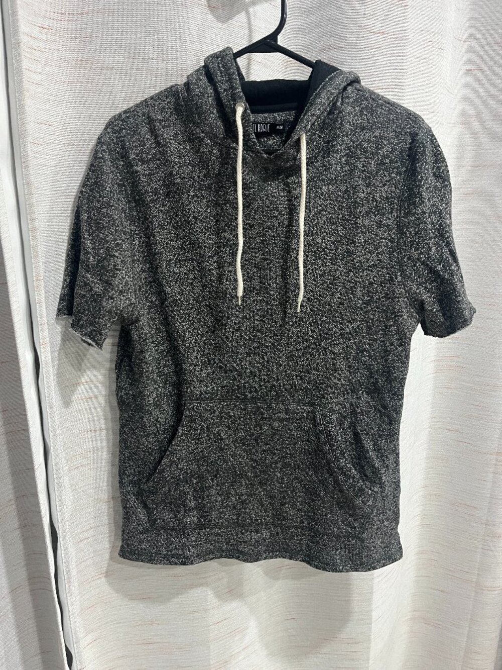 Women's Medium Short Sleeve Sweater Hoodie Rebel Rogue (018)